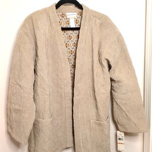 NWT Corduroy Kimono Style Jacket